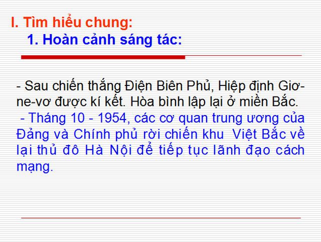 Bài giảng Việt Bắc Ngữ văn 12