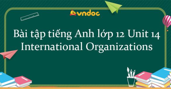 Bài tập tiếng Anh lớp 12 Unit 14 International Organizations