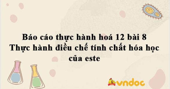 Bài thực hành hóa 12 trang 38