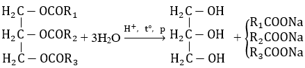 Dạng bài tập phản ứng thủy phân Lipit