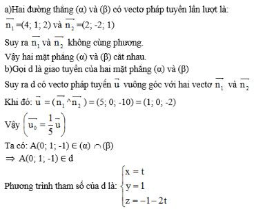 Giải bài tập ôn tập cuối năm Hình học 12