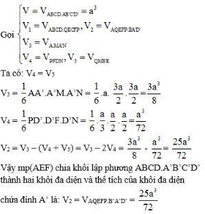 Giải bài tập ôn tập cuối năm Hình học 12