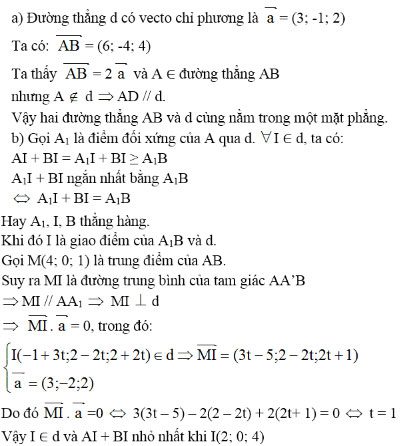 Giải bài tập ôn tập cuối năm Hình học 12