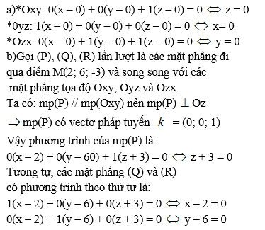 Giải bài tập Toán 12 chương 3 bài 2