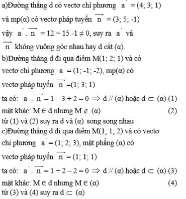 Giải bài tập Toán 12 chương 3 bài 3