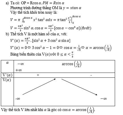 Giải bài tập Toán 12 chương 3 bài 3