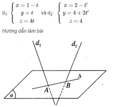 Giải SBT Toán 12 bài 3: Phương trình đường thẳng