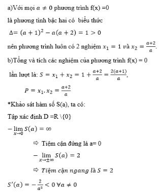 Giải Toán 12 Giải tích bài tập ôn tập cuối năm