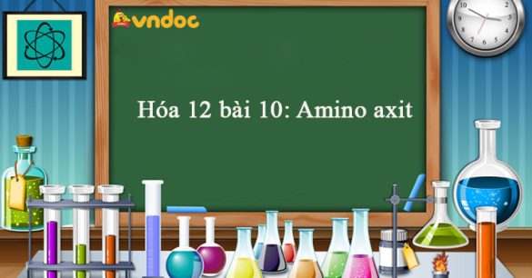 Hóa 12 bài 10: Amino axit