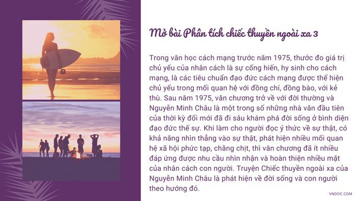 Mở bài phân tích truyện chiếc thuyền ngoài xa 4