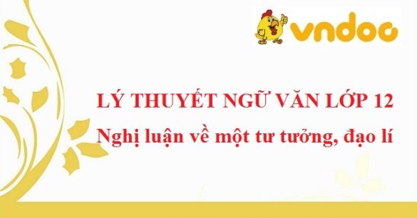 Nghị luận về một tư tưởng, đạo lí