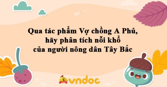 Qua tác phẩm Vợ chồng A Phủ, hãy phân tích nỗi khổ của người nông dân Tây Bắc