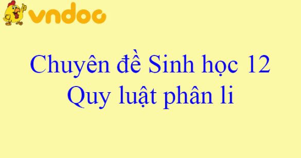 Quy luật phân li