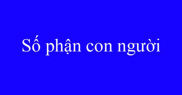 Số phận con người