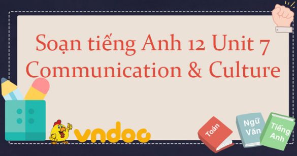 Tiếng Anh 12 Unit 7: Communication and Culture