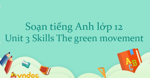 Tiếng Anh lớp 12 Unit 3 Skills