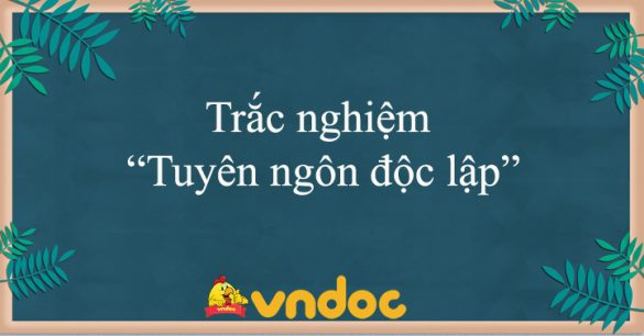 Trắc nghiệm Ngữ văn lớp 12 bài 3