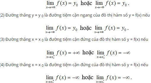 Trắc nghiệm Toán 12 chương 1: Đường tiệm cận