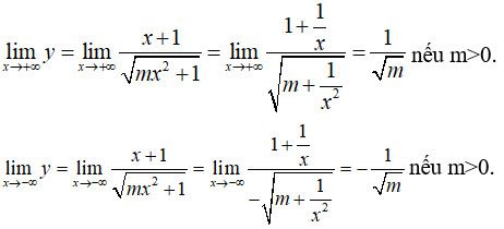 Trắc nghiệm Toán 12 chương 1: Đường tiệm cận