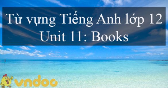 Từ vựng Unit 11 lớp 12 Books