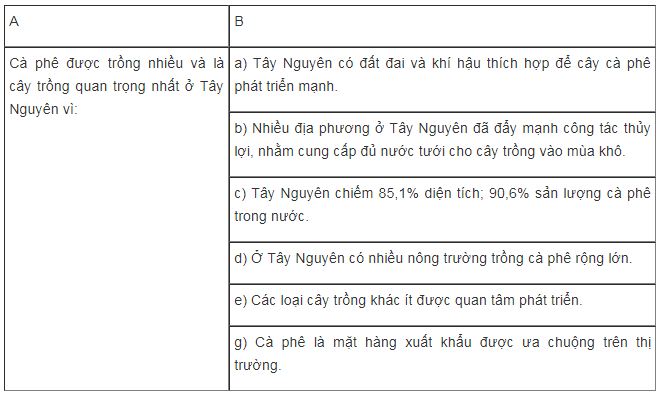 Bài tập địa lý 9