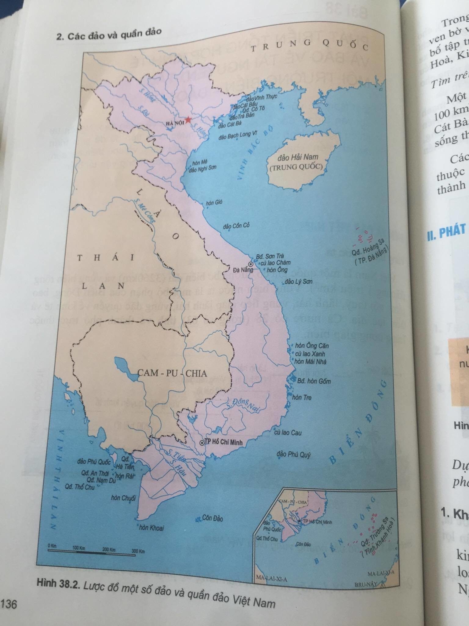 Giải bài tập SGK Địa lý lớp 9 bài 38: Phát triển tổng hợp kinh tế và bảo vệ tài nguyên, môi trường Biển - Đảo