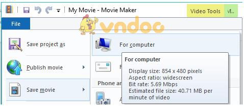 Giải bài tập SGK Tin học 9 bài 14: Thiết kế phim bằng phần mềm Movie Maker