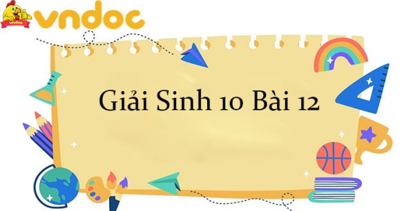 Giải Sinh 10 Bài 12: Thực hành: sự vận chuyển các chất qua màng sinh chất CTST