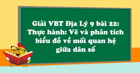 Giải VBT Địa Lý lớp 9 bài 22: Thực hành: Vẽ và phân tích biểu đồ về mối quan hệ giữa dân số