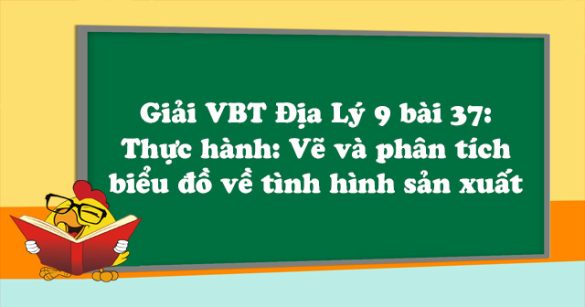 Giải VBT Địa Lý lớp 9 bài 37: Thực hành: Vẽ và phân tích biểu đồ về tình hình sản xuất