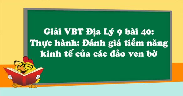 Giải VBT Địa Lý lớp 9 bài 40: Thực hành: Đánh giá tiềm năng kinh tế của các đảo ven bờ