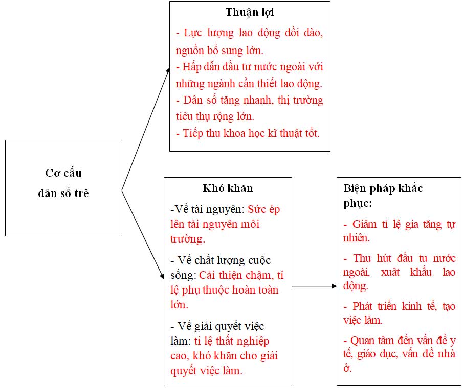 Giải VBT Địa Lý lớp 9 bài 5: Thực hành: Phân tích và so sánh tháp dân số năm 1989 và năm 2009