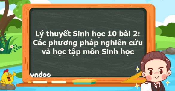 Lý thuyết Sinh học 10 bài 2 CTST