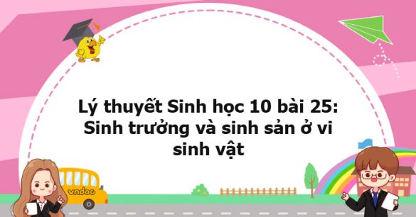 Lý thuyết Sinh học 10 bài 25 CTST