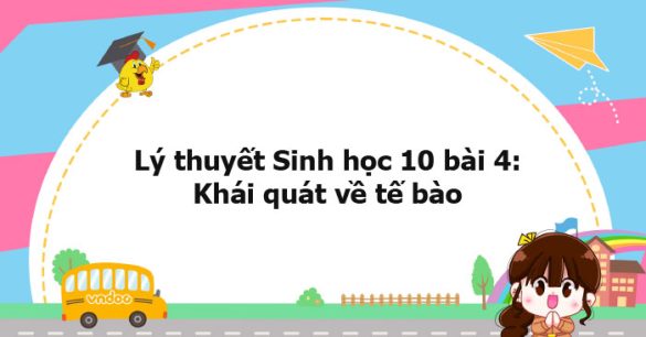 Lý thuyết Sinh học 10 bài 4 CTST