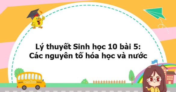 Lý thuyết Sinh học 10 bài 5 CTST