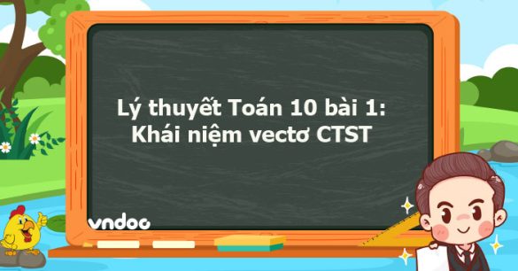 Lý thuyết Toán 10 bài 1: Khái niệm vectơ CTST