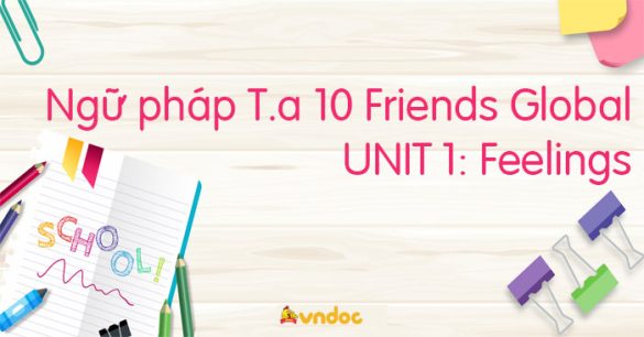 Ngữ pháp unit 1 lớp 10 Feelings