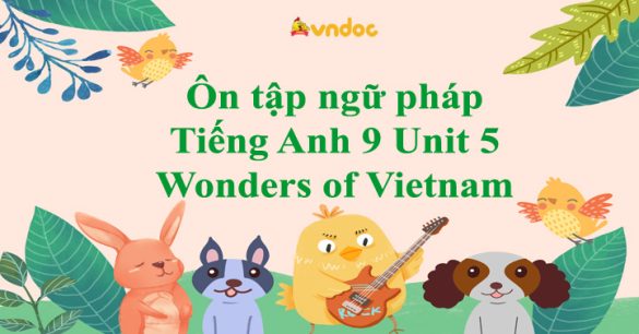 Ôn tập ngữ pháp Tiếng Anh 9 Unit 5: Wonders of Vietnam