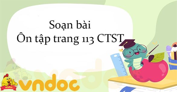 Soạn bài Ôn tập trang 113 CTST