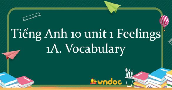 Tiếng Anh 10 unit 1 1A. Vocabulary