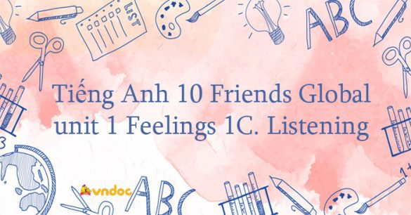 Tiếng Anh 10 unit 1 1C. Listening