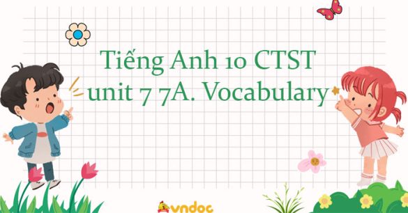 Tiếng Anh 10 unit 7 7A. Vocabulary