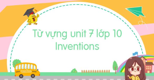 Từ vựng unit 7 lớp 10 Inventions