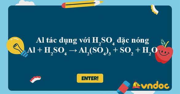 Al + H2SO4 → Al2(SO4)3 + SO2 + H2O