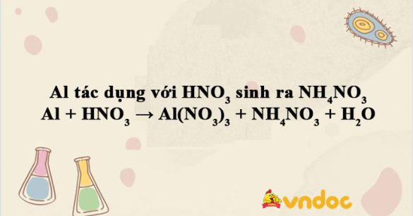 Al + HNO3 → Al(NO3)3 + NH4NO3 + H2O