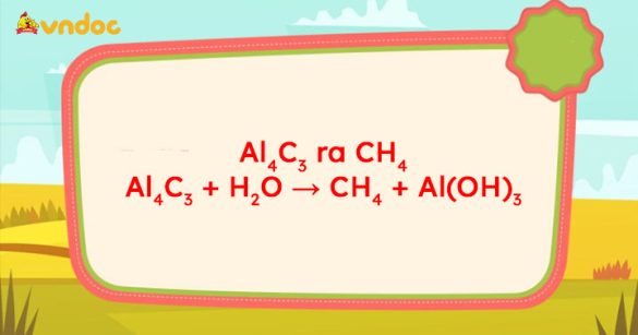 Al4C3 + H2O → CH4 + Al(OH)3