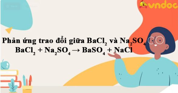 BaCl2 + Na2SO4 → BaSO4 + NaCl