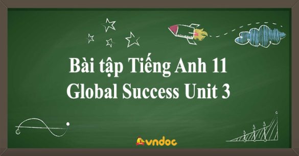 Bài tập Tiếng Anh 11 Global Success Unit 3