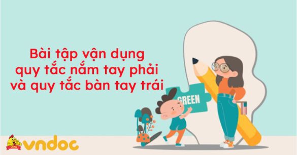 Bài tập vận dụng quy tắc nắm tay phải và quy tắc bàn tay trái